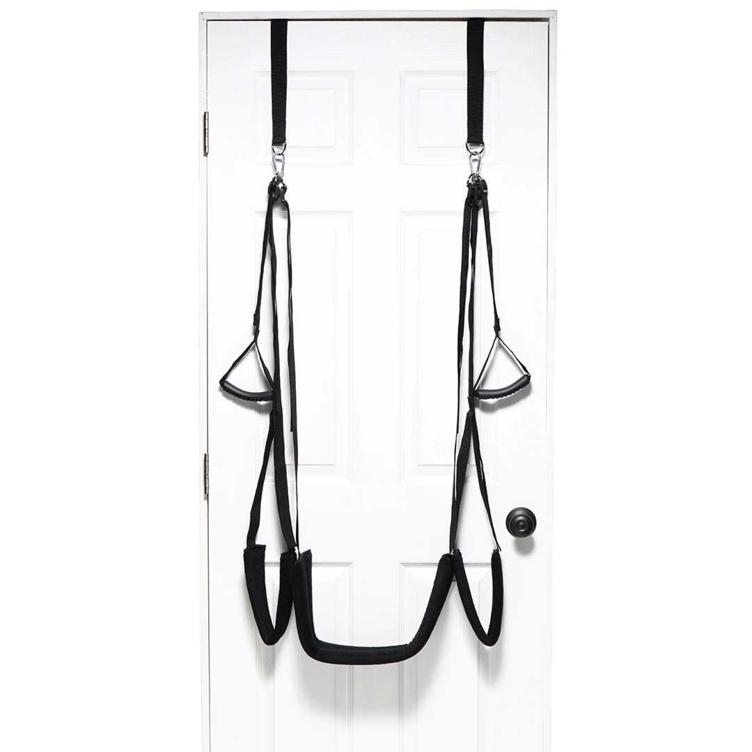 XR Brands Door Play Swing – wytrzymała huśtawka do montażu na drzwiach, regulowana