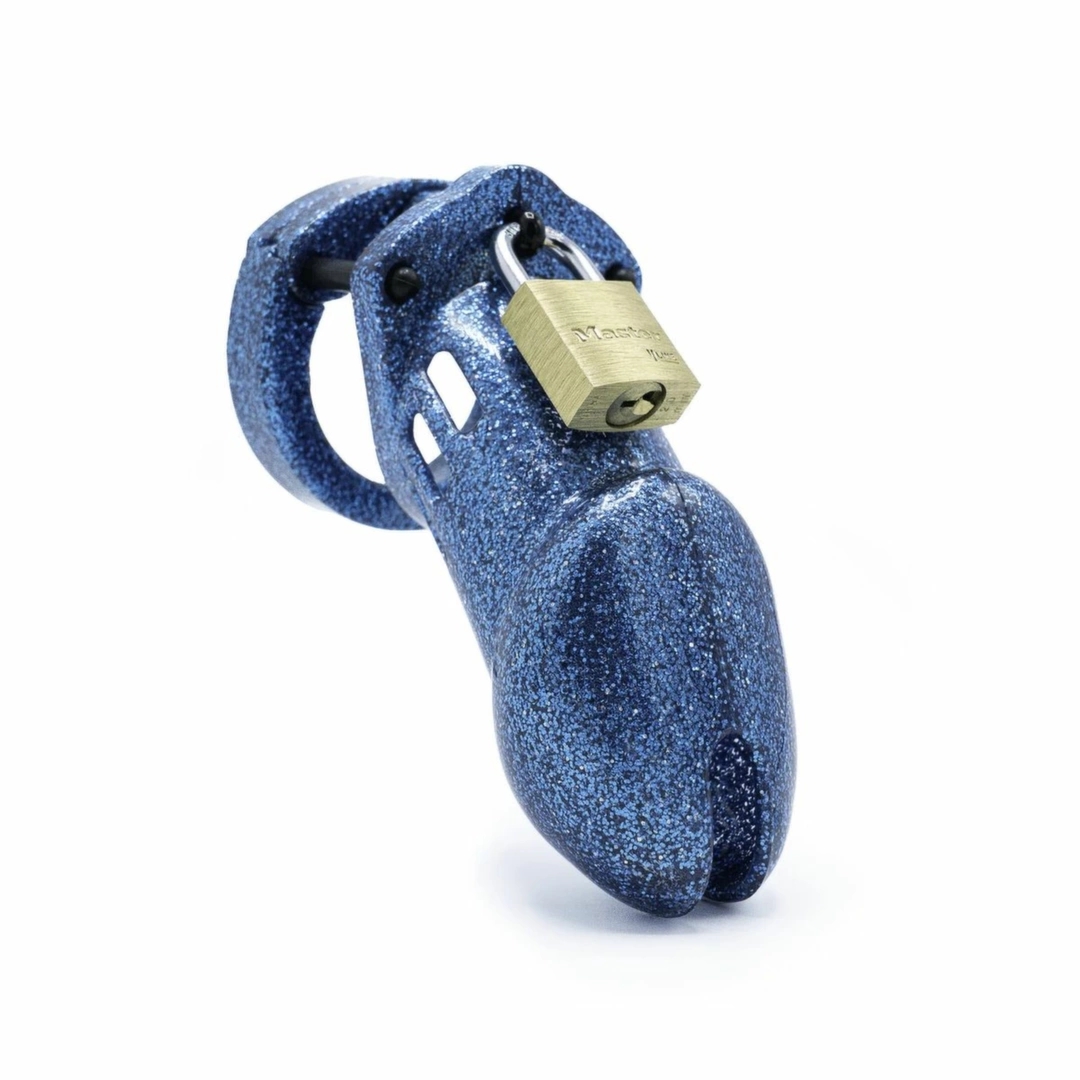 CB-X CB-6000 Glitter Blue system zabezpieczający ABS, brokatowy niebieski, regulowany
