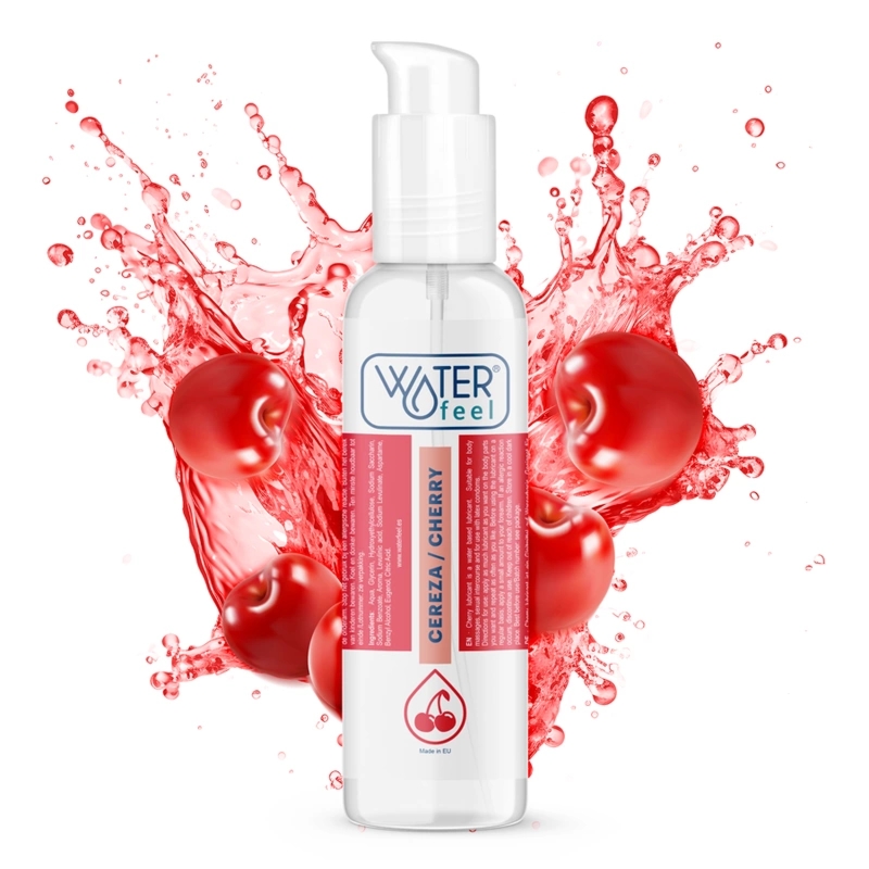 Waterfeel Żel nawilżający Cherry 175ml, smak wiśniowy, wodna formuła, duże opakowanie