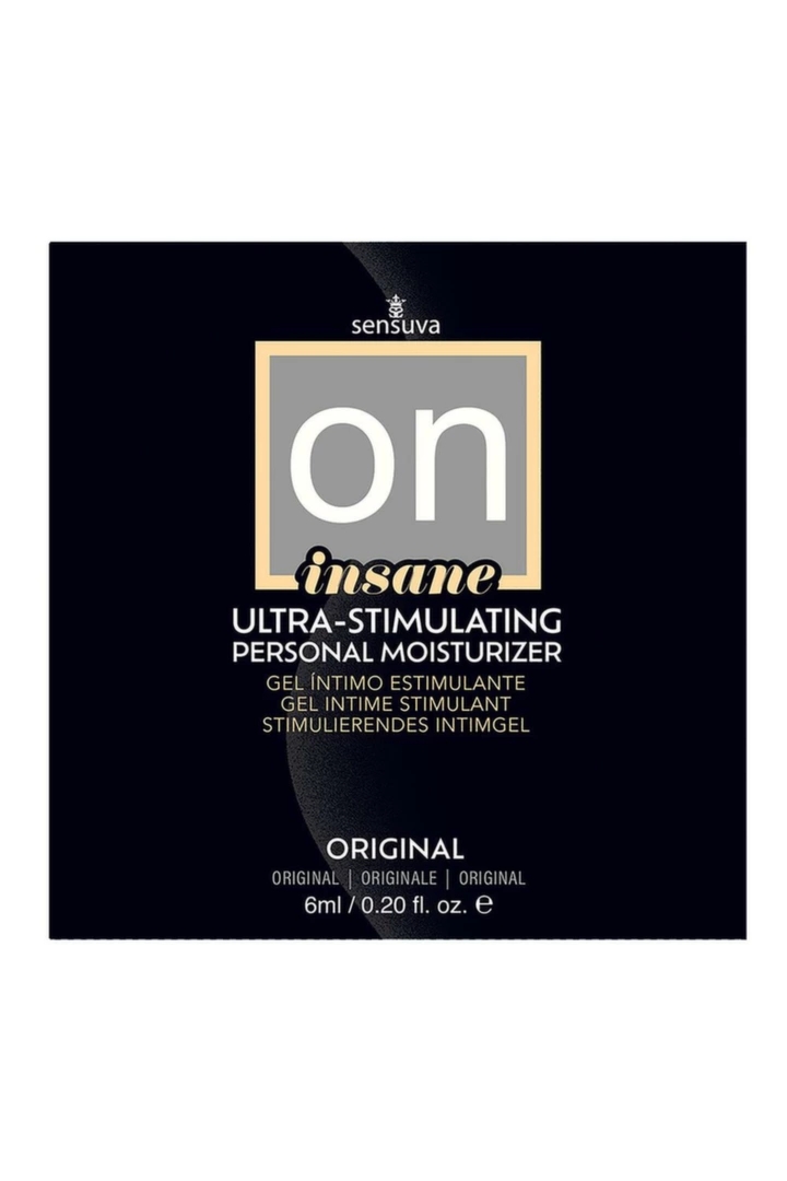 Sensuva ON Insane Ultra-Stimulating Personal Moisturizer 6 ml, bezzapachowy żel rozgrzewający