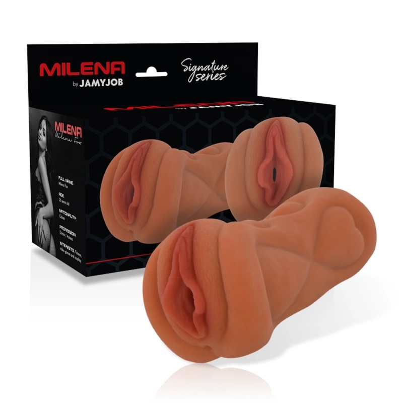 Jamyjob Signature Milena – kompaktowa maszyna intymna TPR, anatomiczny kształt 14 cm