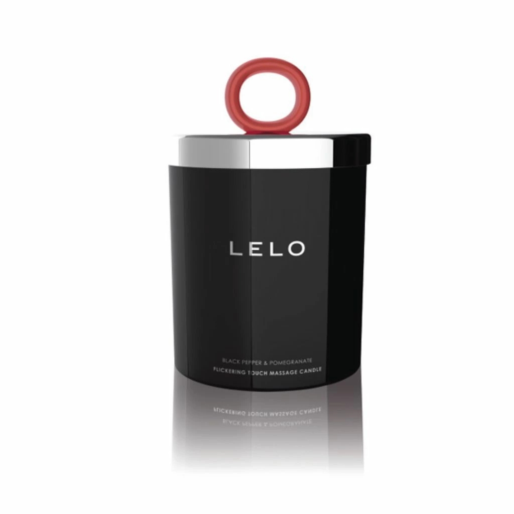 Lelo Massage Candle Black Pepper & Pomegranate 150g – luksusowa świeca do masażu z witaminą E i naturalnymi olejami