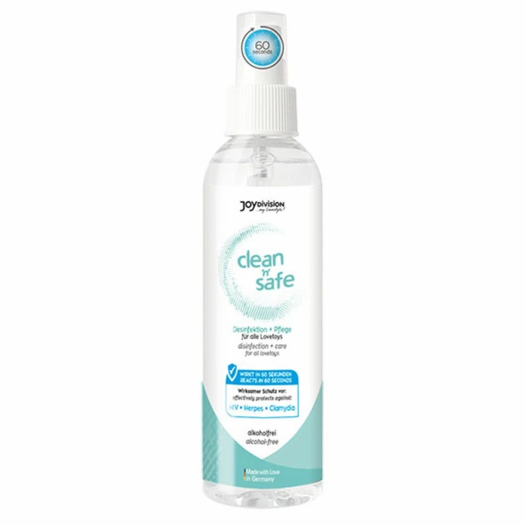 Joydivision Clean n Safe Spray 100 ml – preparat do higieny akcesoriow, bez alkoholu, dermatologiczny