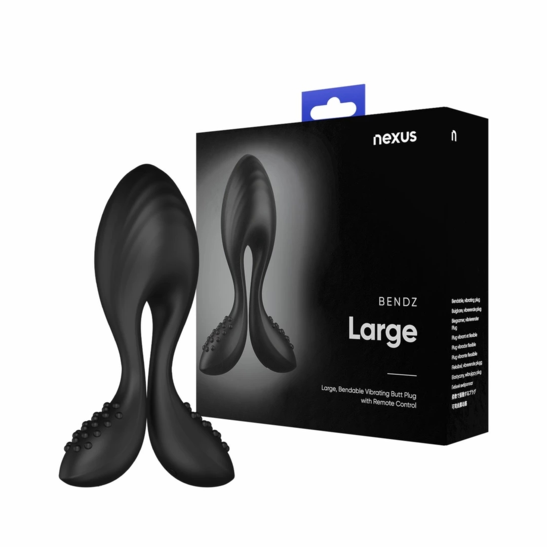 Nexus Bendz Large wibrująca zatyczka analna, regulowany kształt, silikon medyczny, pilot