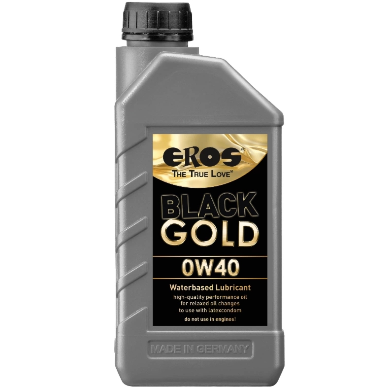 EROS Black Gold 0W40 żel nawilżający wodny 1000 ml – duża pojemność, wydajna formuła