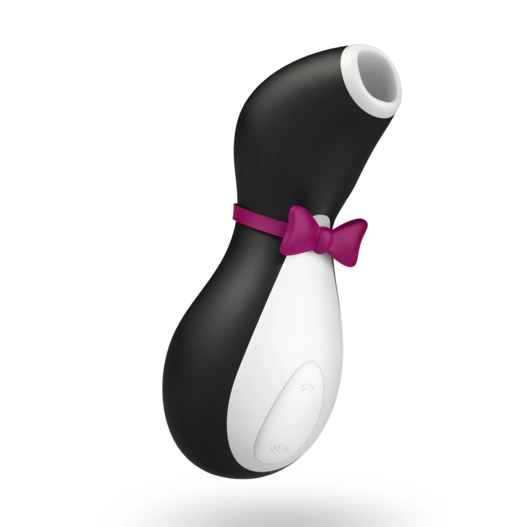 Satisfyer Penguin masażer powietrzny Air Pulse, silikonowy, 11 programów, USB, czarny