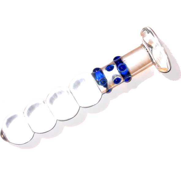 SexShop - Szklany penis - Glass Dildo Blue - online