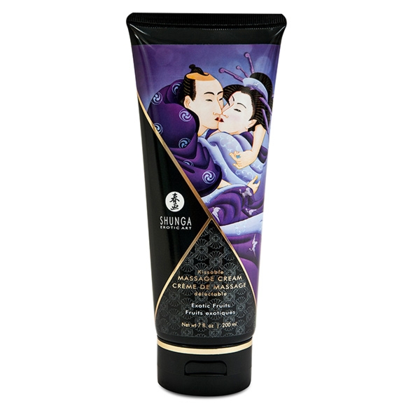 Sexshop - Shunga Massage Cream 200 ml Owoce Egzotyczne - Krem do masażu ciała - online