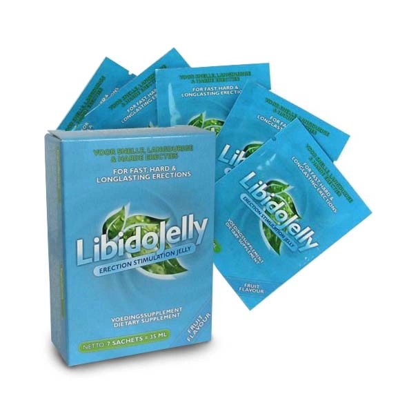 LibidoJelly Saszetki wspierające sprawność – 10x10ml, żel z ekstraktami roślinnymi