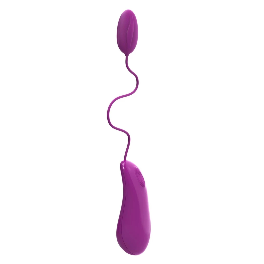 B Swish bnaughty Deluxe Raspberry – jajko wibrujące z przewodowym pilotem, 6 programów