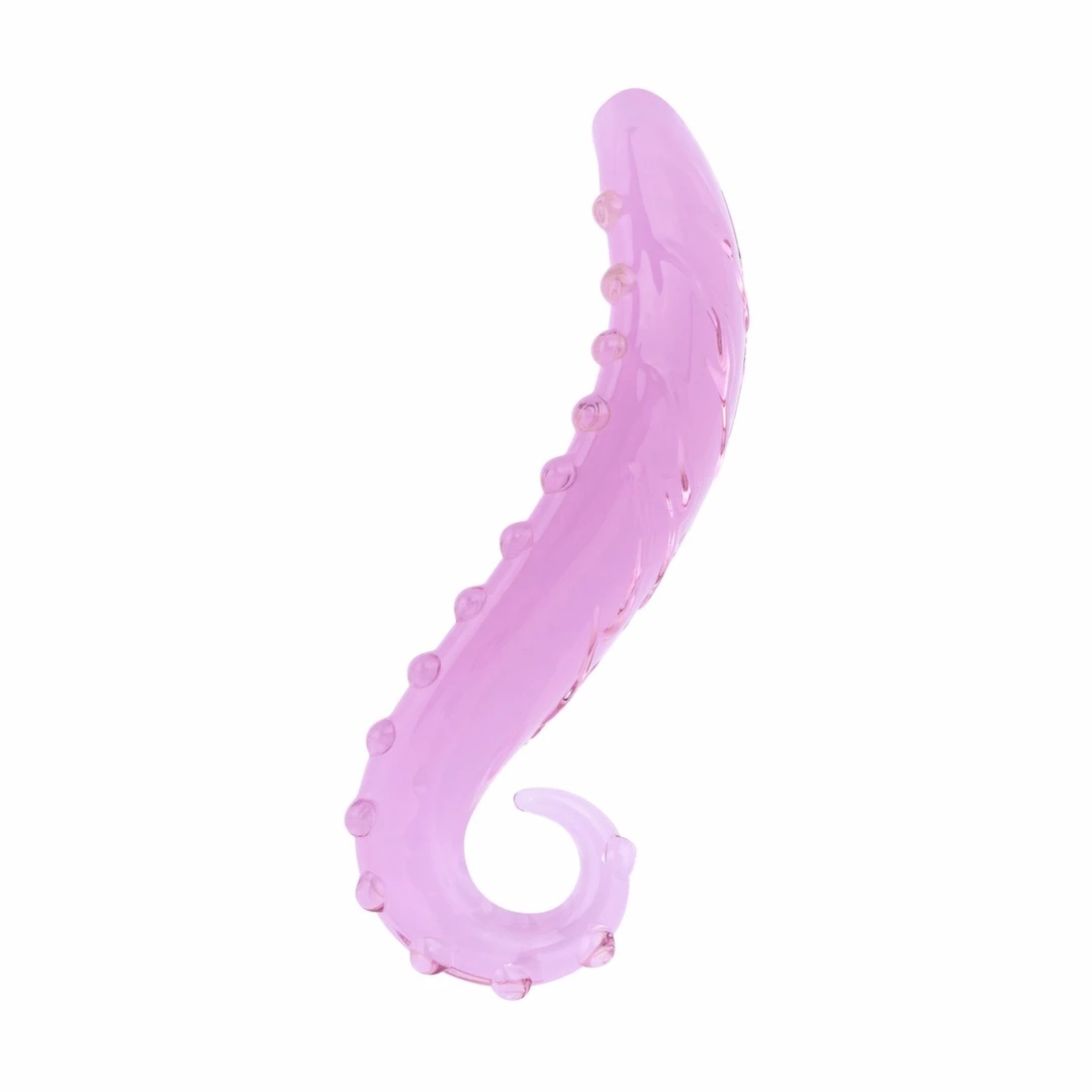 Gildo No. 36 Tentacle szklany model z ergonomicznym uchwytem, 15 cm, przezroczysty