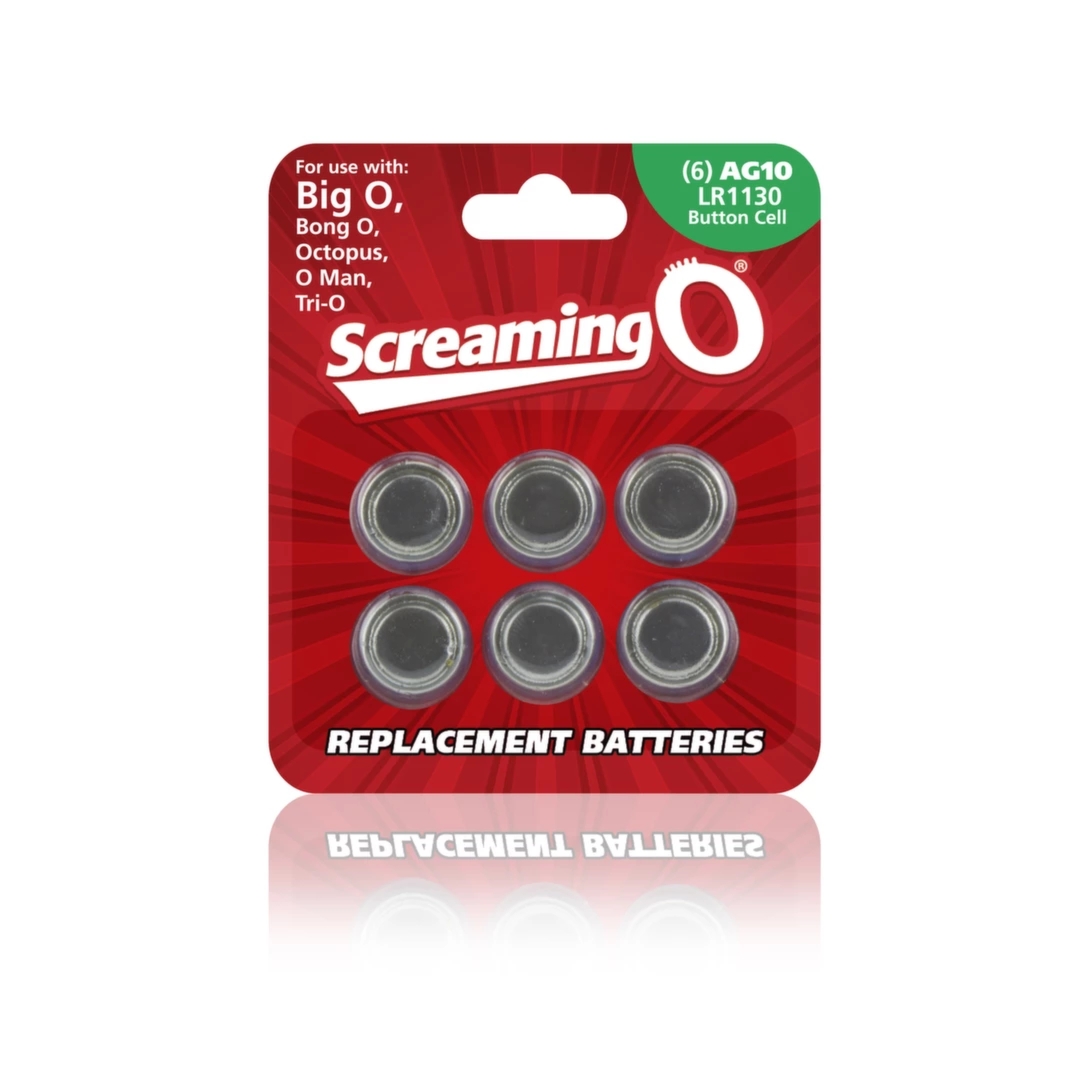 The Screaming O AG-10 – zestaw baterii alkalicznych 10 sztuk, kompaktowy blister