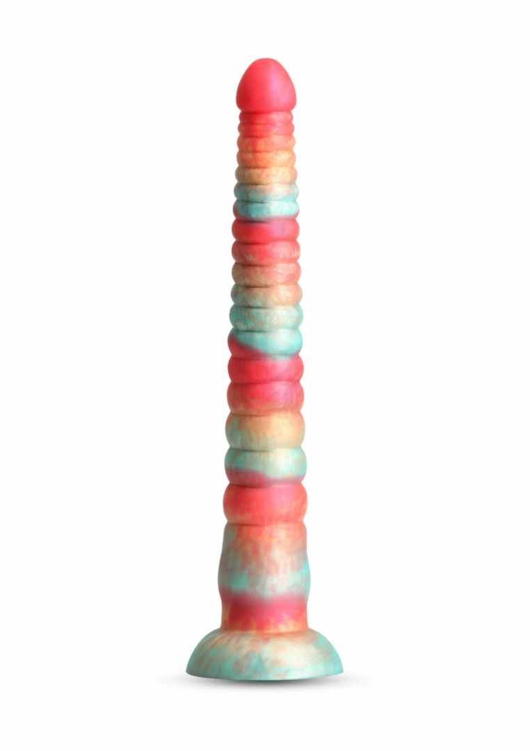 NS Novelties Colours Stacked 12 inch, trojkolorowy silikon premium, 30 cm, liquid silicone