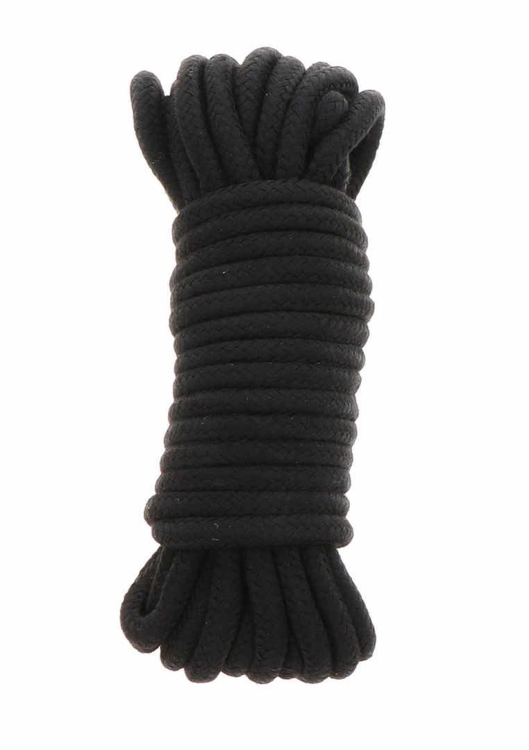 Hidden Desire Bondage Rope 5 Meter wytrzymała lina polipropylenowa do technik wiązania, czarna