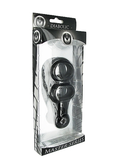 Pierścień na penisa i jądra AC580 - Diabolic