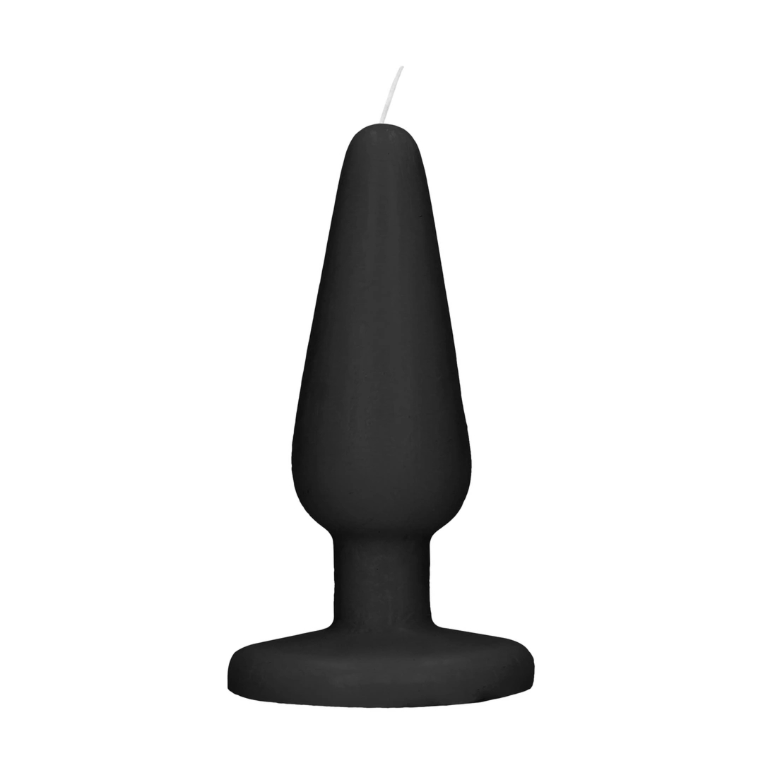 S-Line by Shots świeca dekoracyjna w formie korka – czarna, 13 cm
