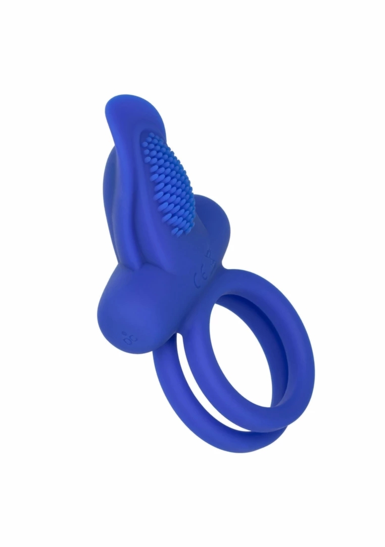 CalExotics Dual Pleaser Enhancer Recharge silikonowy pierścień wibracyjny z pilotem, 7 programów