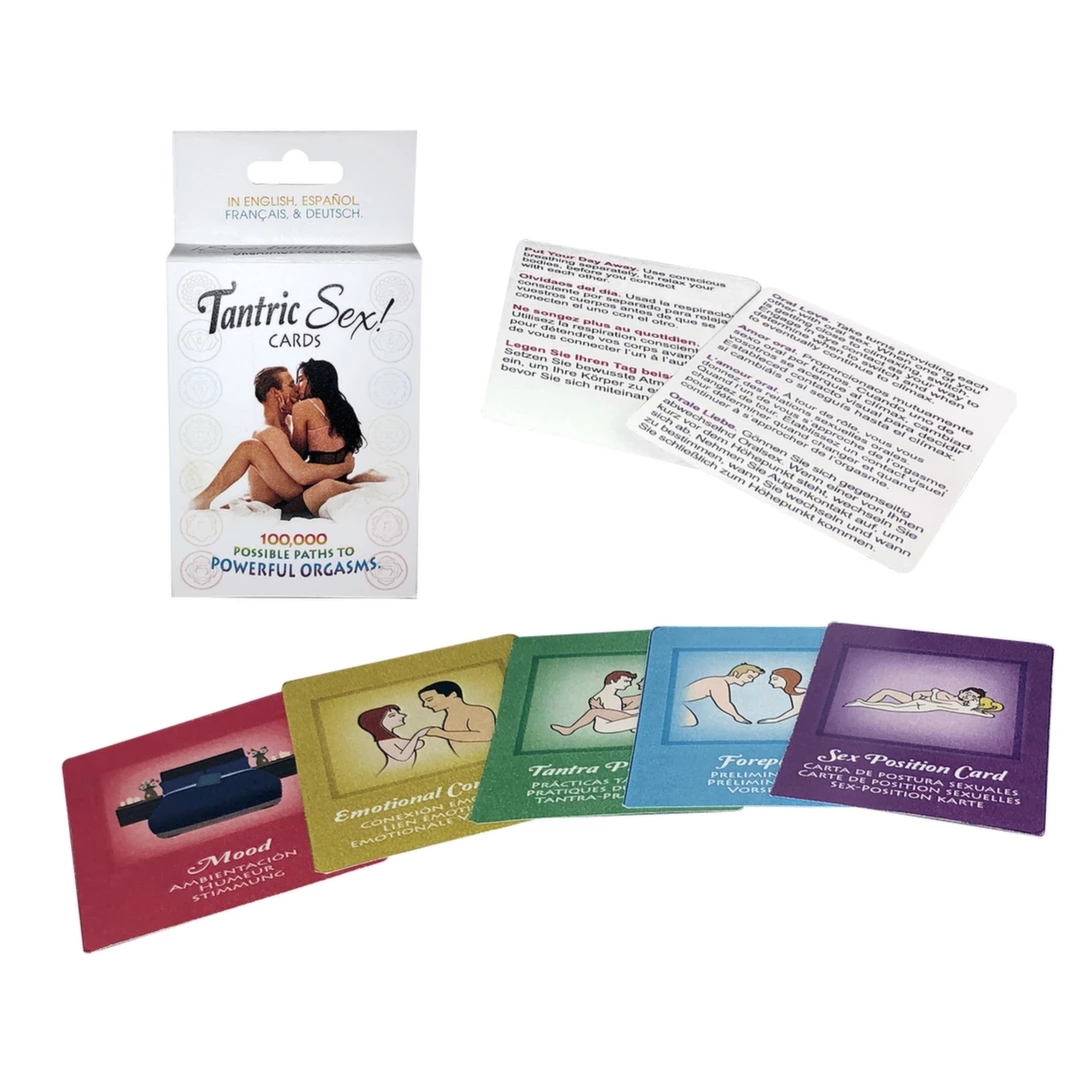 Kheper Games Tantric Sex Cards – zestaw 100 kart edukacyjnych z praktykami tantrycznymi