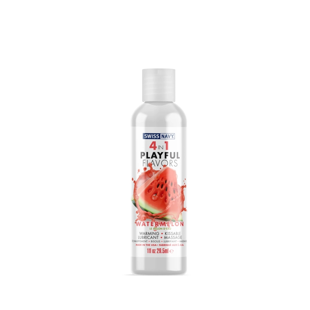 Swiss Navy Lubrykant smakowy 4w1 30ml, bez parabenów i cukru, uniwersalny