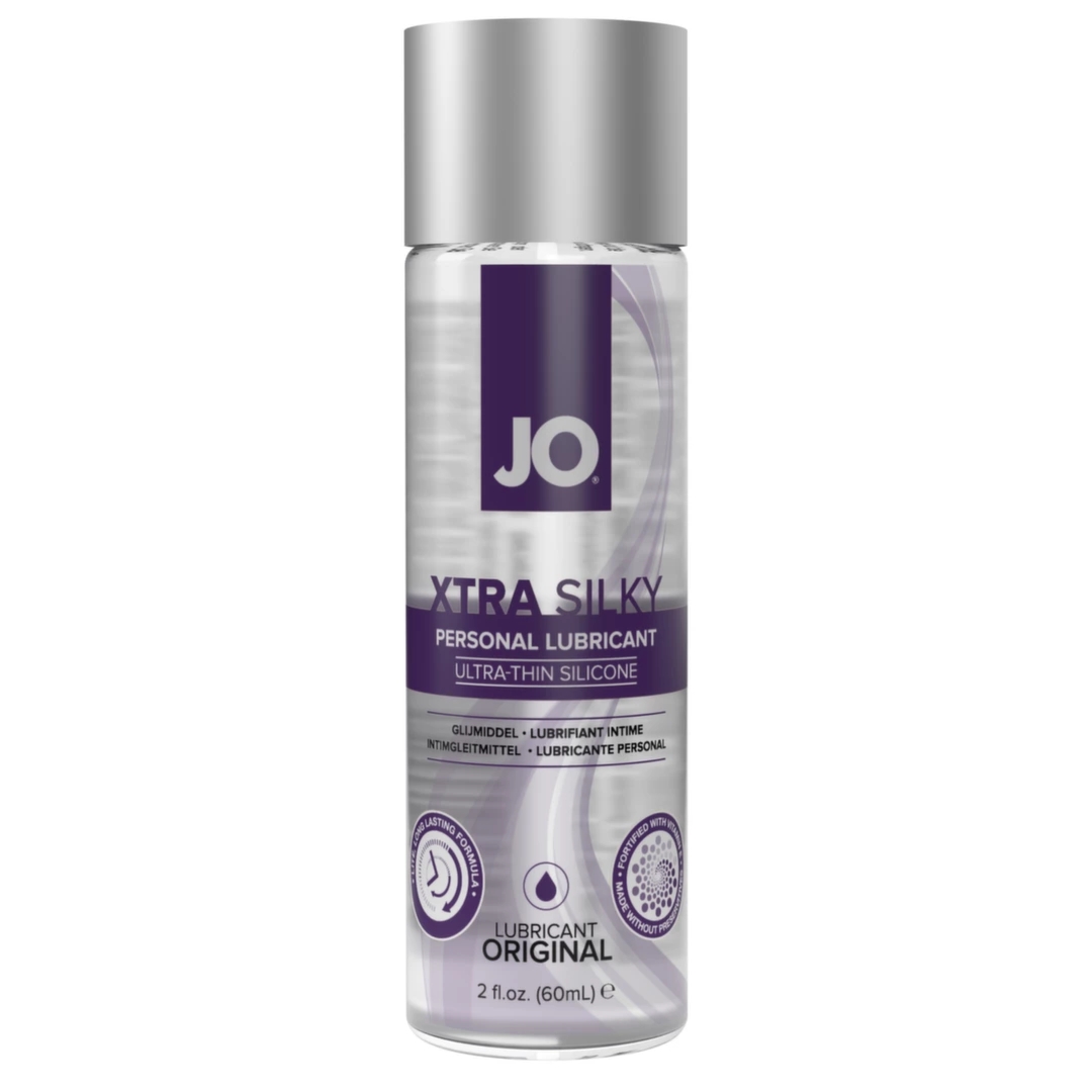 System JO Xtra Silky Ultra Thin – silikonowy lubrykant z witaminą E, lekka formuła 60 ml
