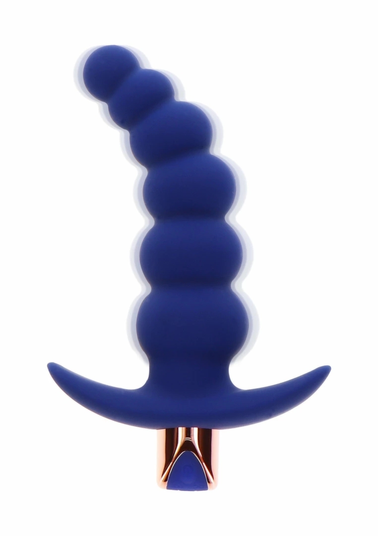 TOYJOY The Spunky Buttplug – silikonowy system wibrujący z pilotem, 6 trybów, czarny