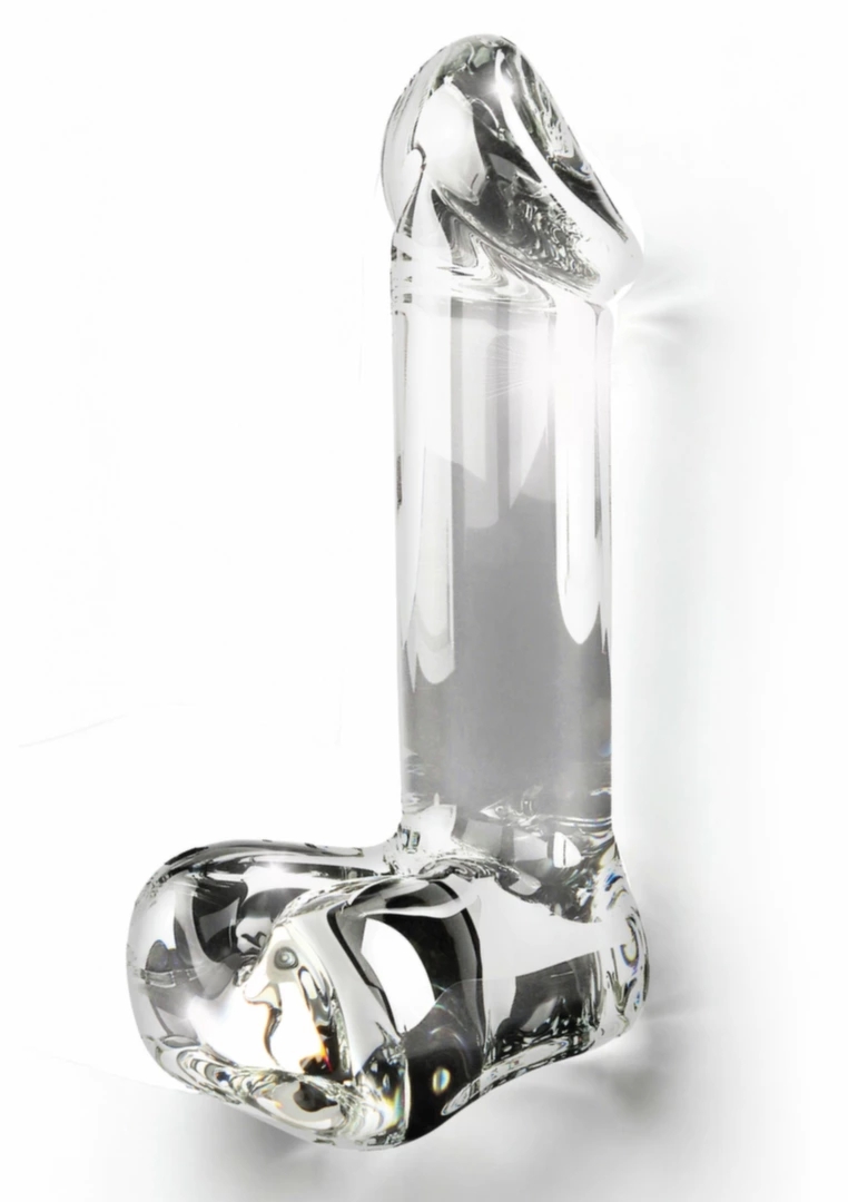 ToyJoy Glass Worxx Crystal Cock szklany model borokrzemowy, 18 cm, gładka powierzchnia