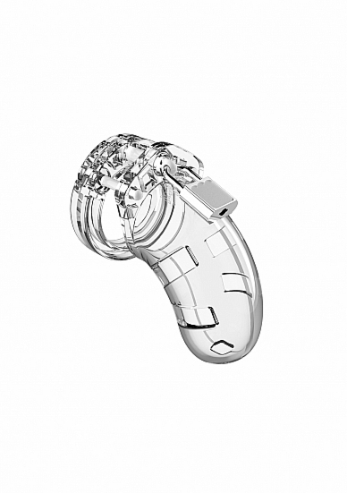 KLATKA EREKCYJNA Model 01 - Chastity - 3.5" - Model 01 - Chastity - 3.5" - Cock Cage - Transparent