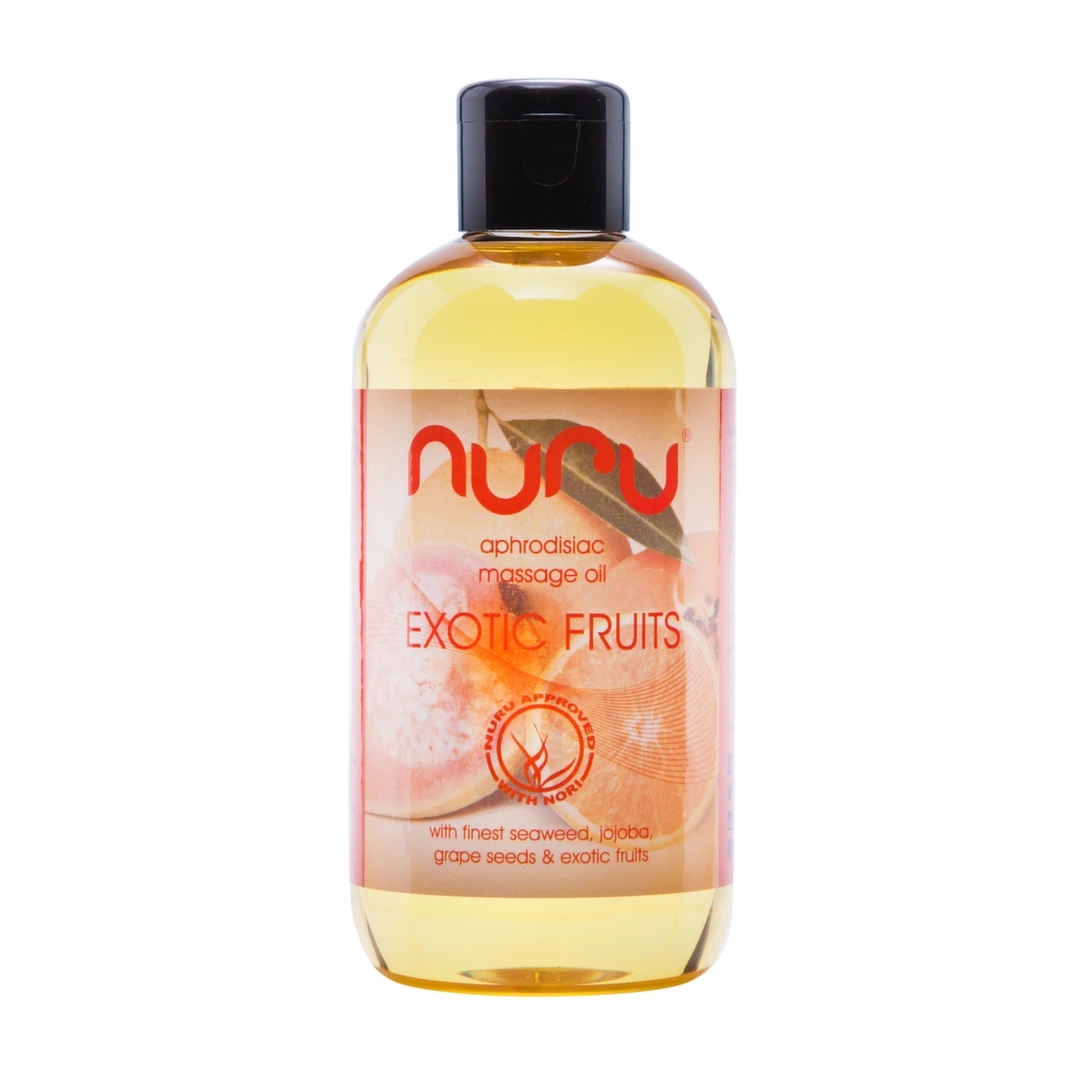 Nuru Massage Oil Exotic Fruits 250ml – olejek do masażu, egzotyczny zapach, ekstrakt z wodorostów