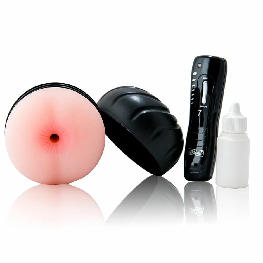 BAILE Just Pussy model z systemem wibracji Pure Skin, anatomiczny, 7 trybów, 20 cm