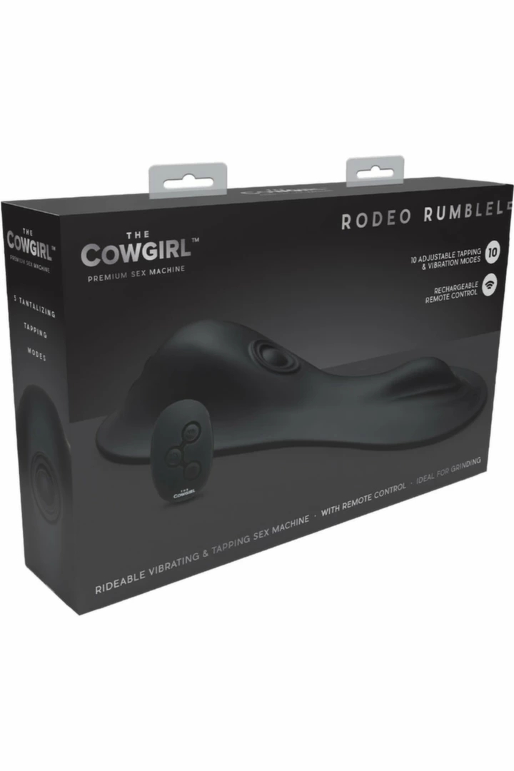 THE COWGIRL Rodeo Rumbler maszyna intymna z pilotem, 5 trybów wibracji i stukania