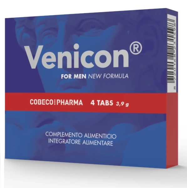 Cobeco Venicon Men 4 tabletki – naturalne wsparcie energii i witalności, suplement diety
