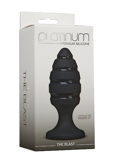 NOWOCZESNY SILIKONOWY KOREK ANALNY CZARNY 0103-32-BX - The Blast - Black