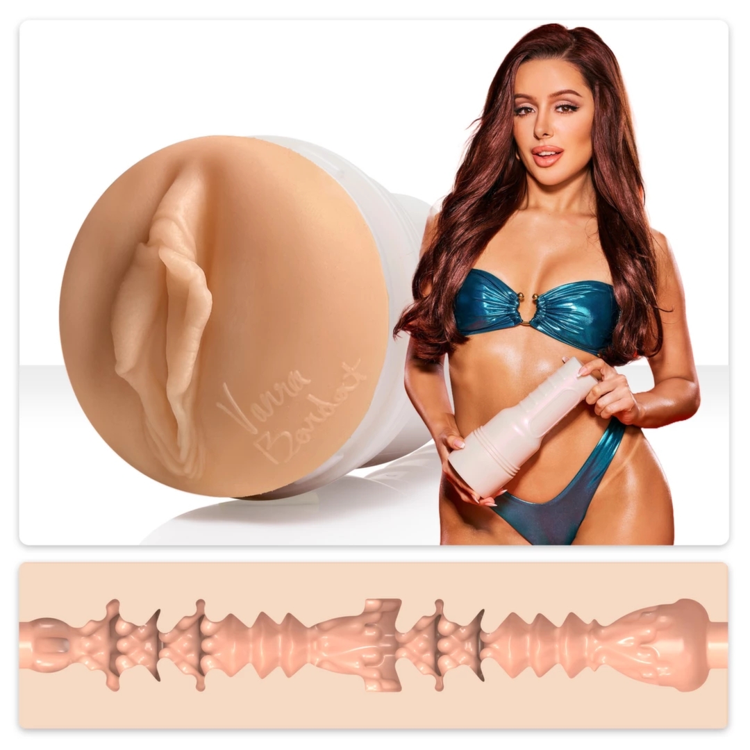 Fleshlight Vanna Bardot Dopamine system intymny, Super Skin, anatomiczna tekstura