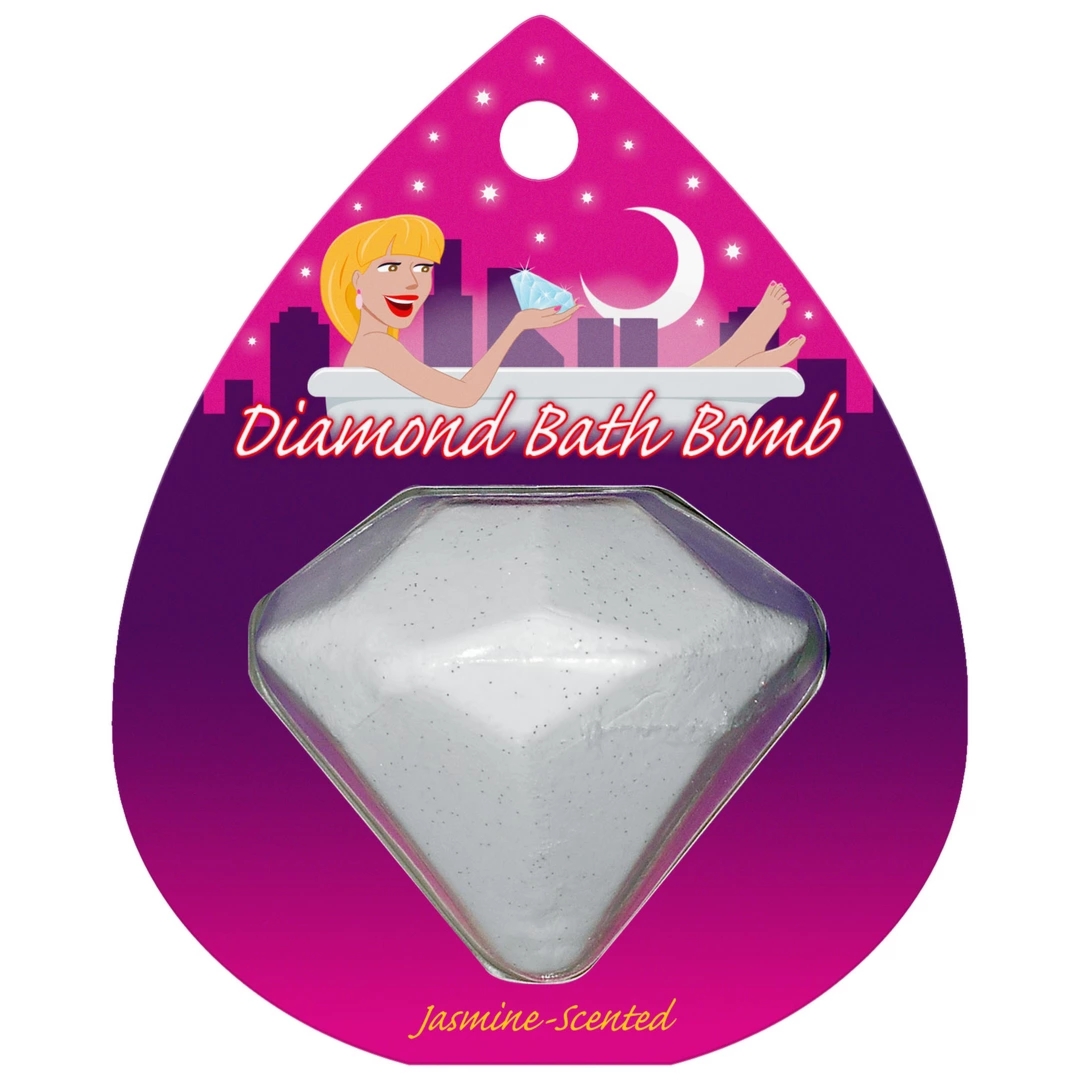 Kheper Games Diamond Bath Balls jaśminowe srebrne kule do kąpieli, 6 sztuk