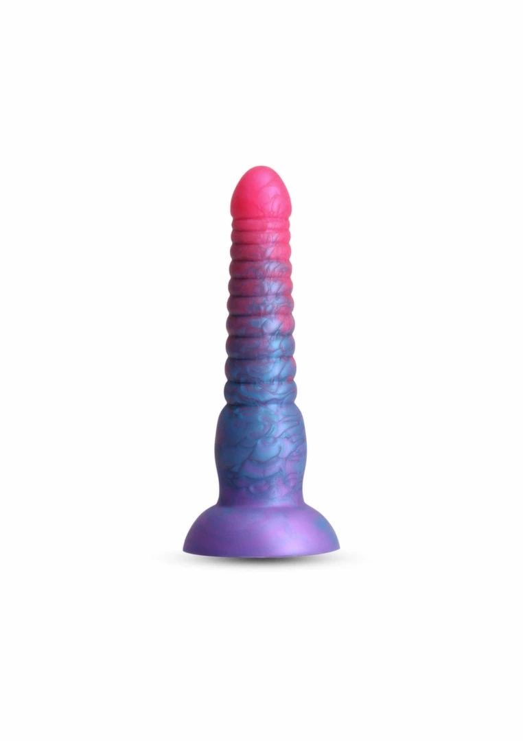 NS Novelties Colours Stacked 6 inch, silikonowy model trojkolorowy, 15 cm, satynowa powierzchnia
