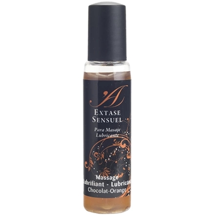 Extase Sensual Lubrykant wodny czekolada-pomarańcza 35ml, kompaktowa butelka