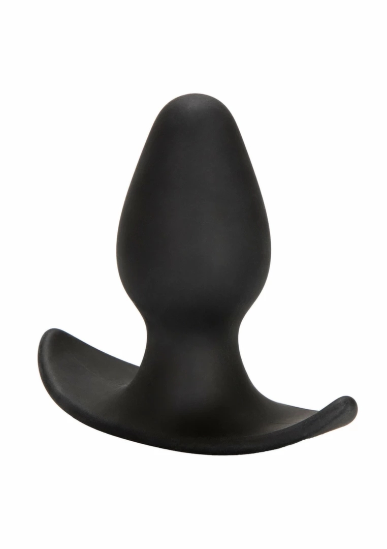 CalExotics Silicone Perfect Plug czarny korek anatomiczny z medycznego silikonu, ergonomiczny