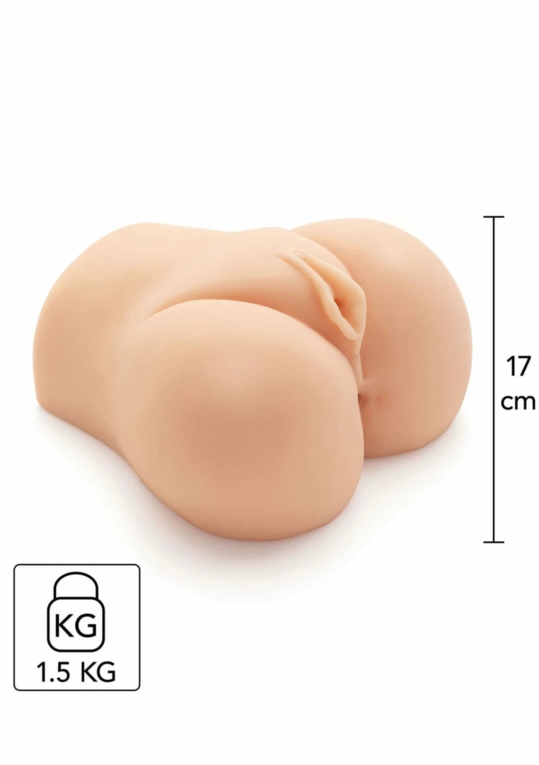 Hidden Desire Wet Pussy Galore Vibrating anatomiczna maszyna intymna TPR z wibracją i dwoma kanałami