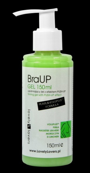 SexShop - Powiększający i ujędrniający żel do piersi - Lovely Lovers BraUP Gel 150ml