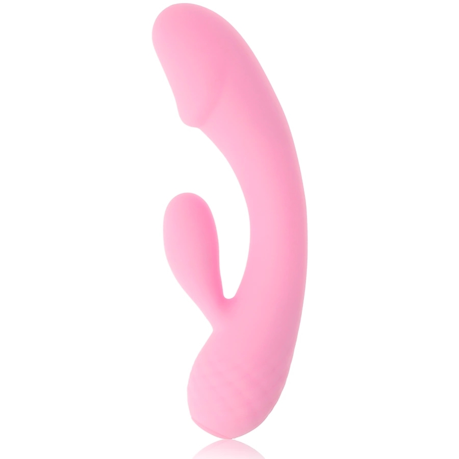 PRETTY LOVE Ron wibrator silikonowy z funkcją kroliczka, 12 trybów pracy, USB, elastyczny