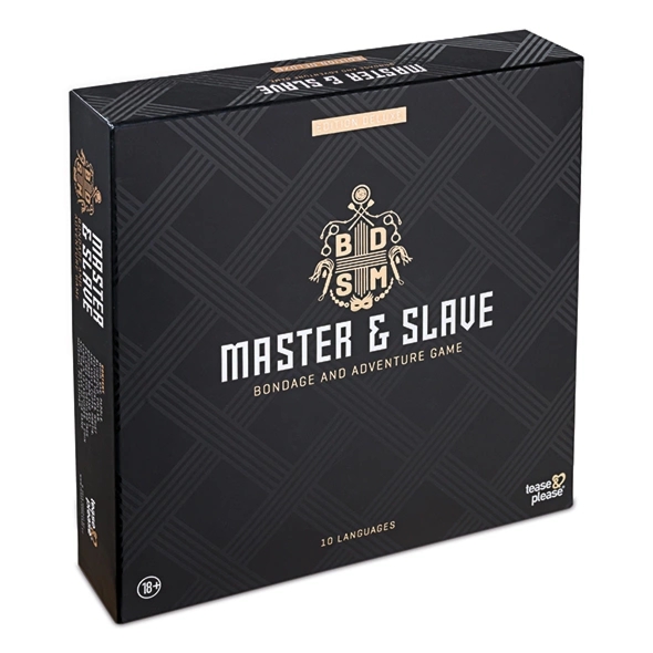 Tease & Please Master & Slave Deluxe – gra z akcesoriami i kartami, instrukcje PL/EN