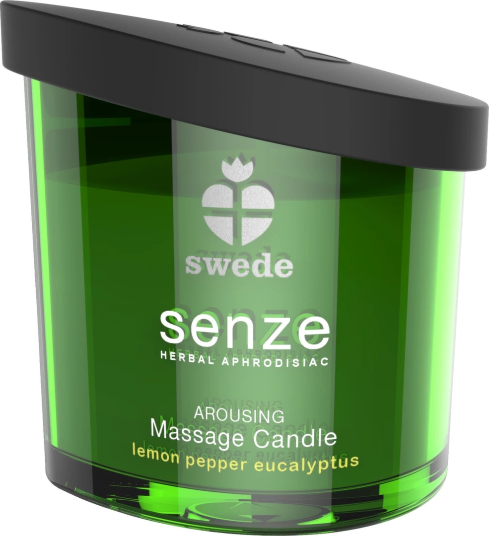 Swede Senze Massage Candle Arousing 150ml – świeca do masażu cytryna, pieprz, eukaliptus