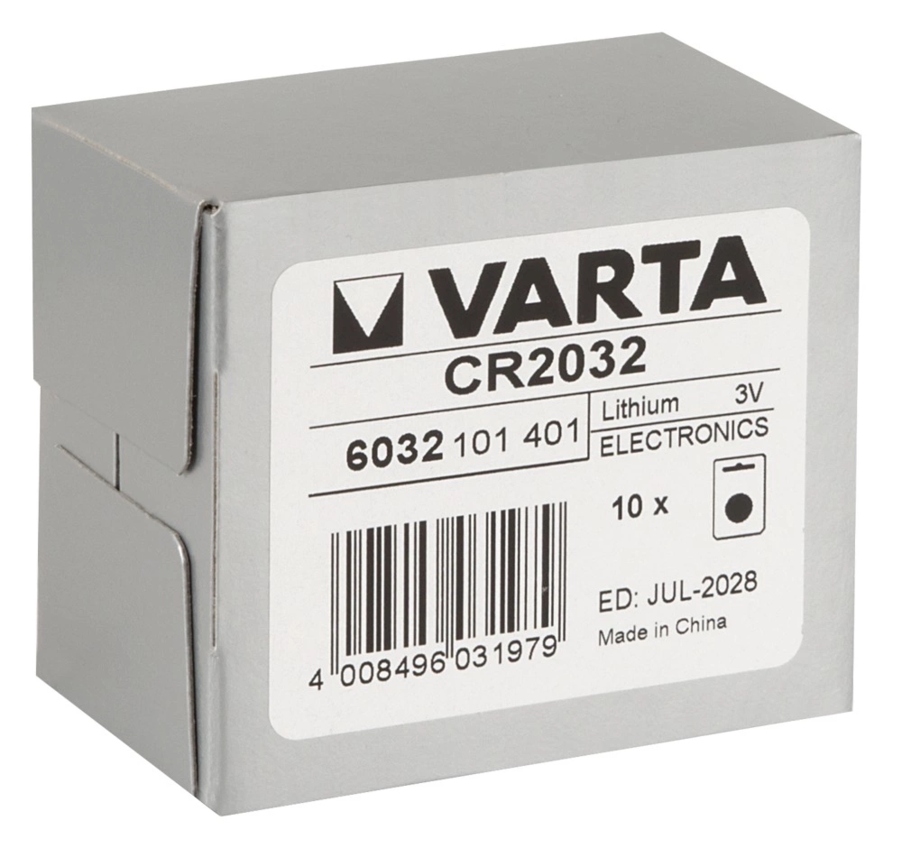 Varta CR2032 10x1 – bateria litowa do urządzeń elektronicznych, 3V, pakowana osobno