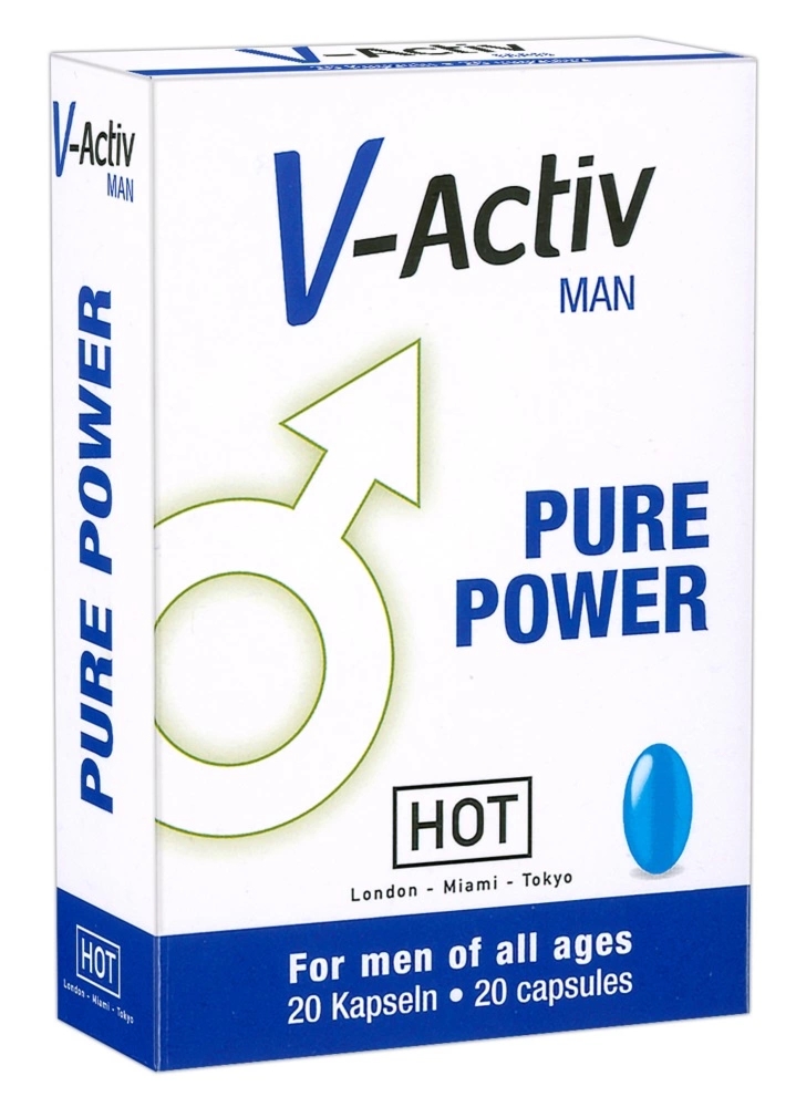 V-Activ for Men 20 kapsułek – suplement dla mężczyzn, naturalne składniki, codzienna suplementacja