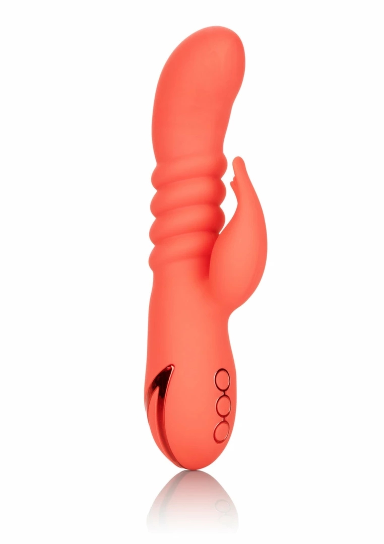 CalExotics Orange County Cutie silikonowy model z funkcją pulsacji, 10 trybów, USB