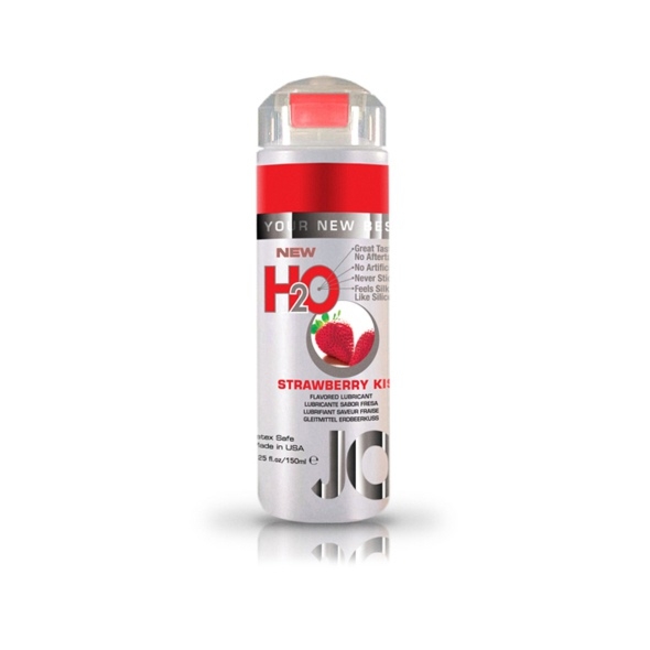 SexShop - Lubrykant smakowy - System JO H2O Lubricant Strawberry 150 ml TRUSKAWKA
