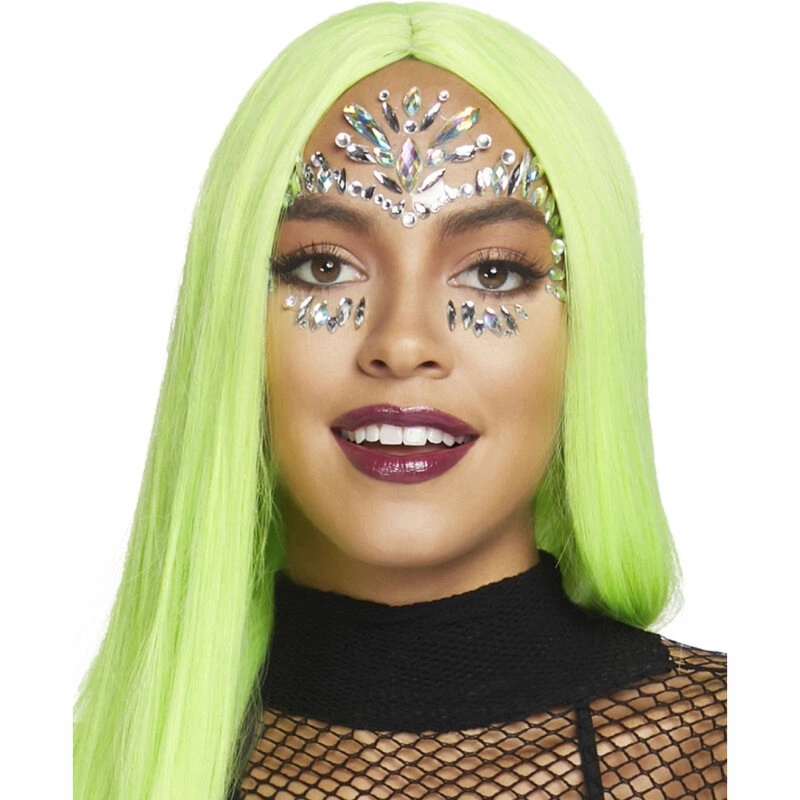 Leg Avenue Iris Face Jewels opalizujące klejnociki do twarzy i ciała, wielokrotnego użycia