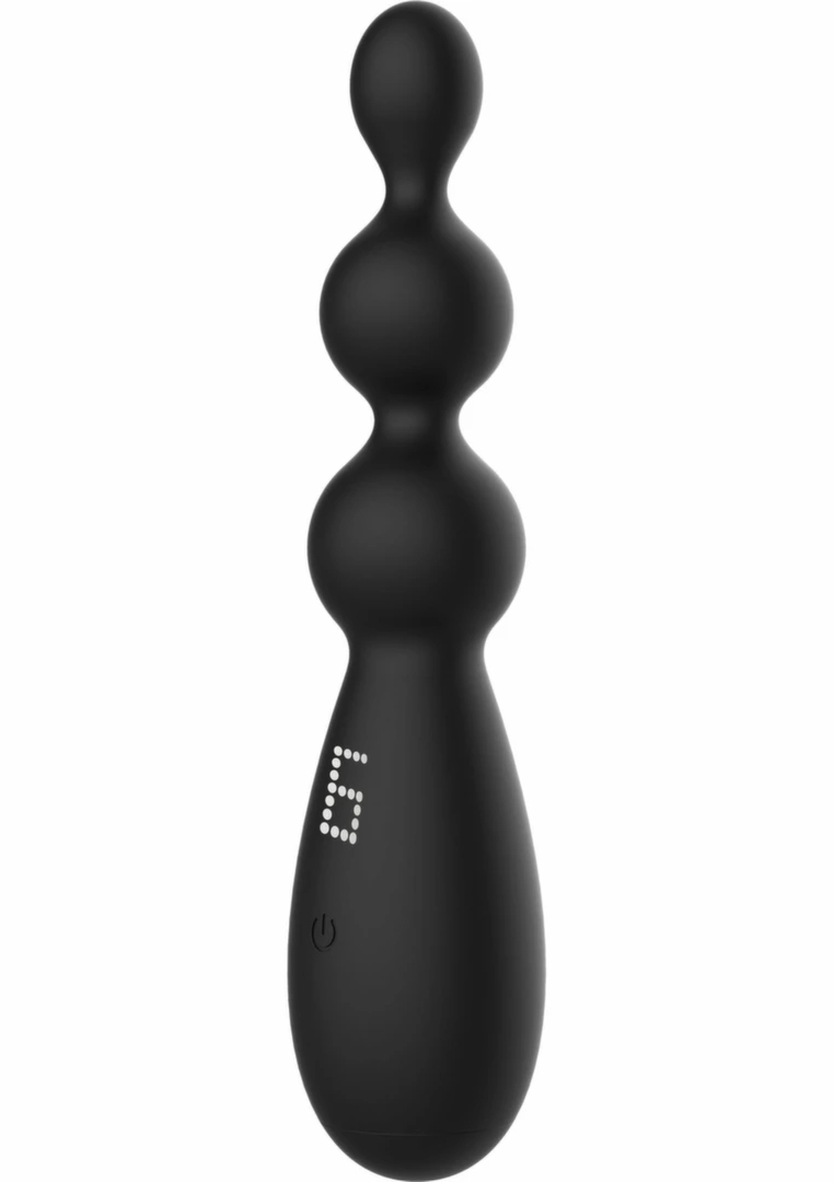 Hidden Desire Extreme Triple Thrill Anal Vibrator silikonowy 3-kulkowy, czarny, wodoodporny