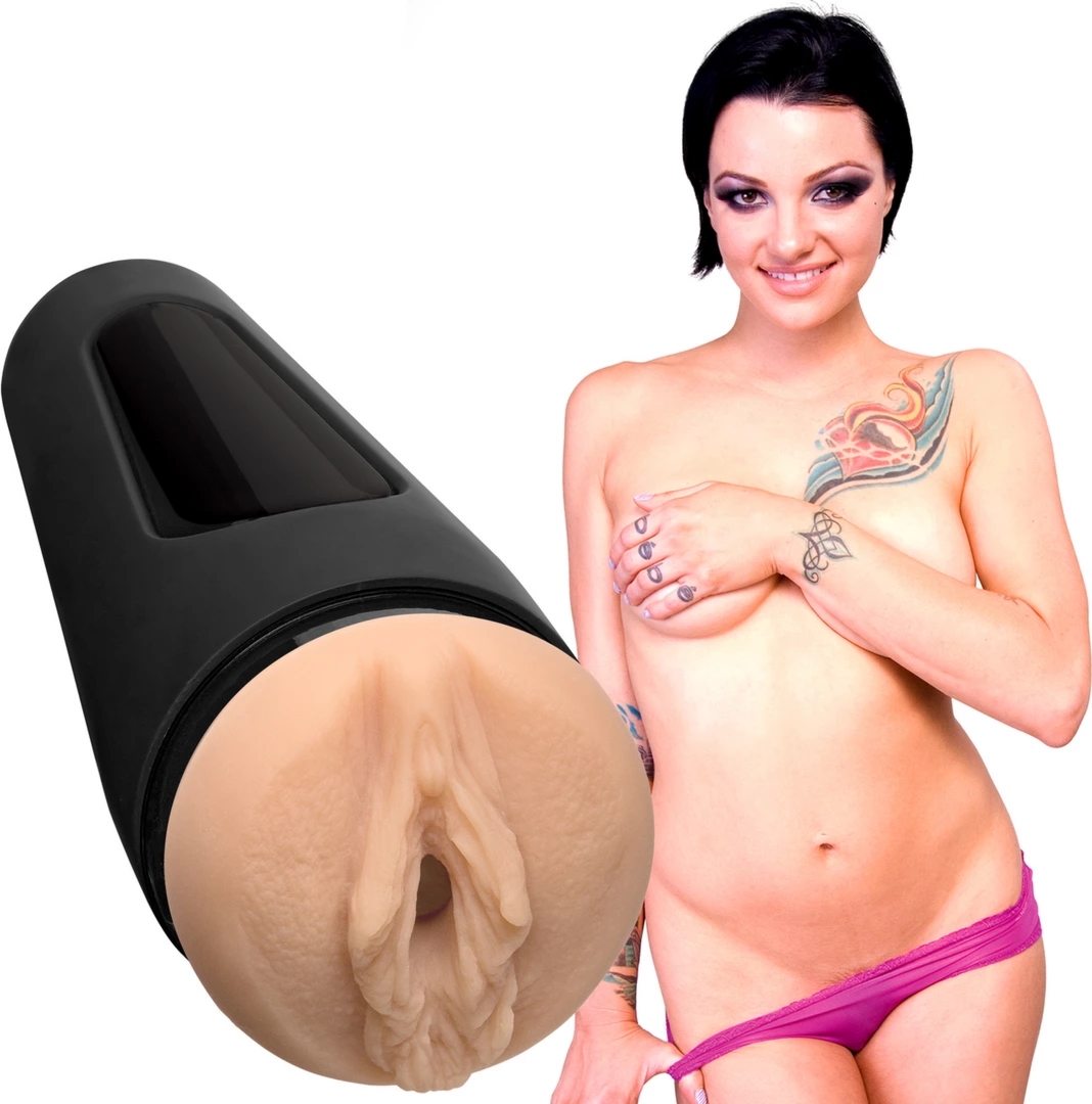 Doc Johnson Main Squeeze Belladonna – system intymny ULTRASKYN, regulacja nacisku, etui