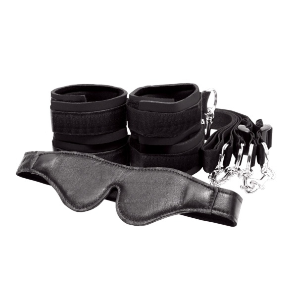 SexShop - Sportsheets Fantasy Restraint Kit – Zestaw do bondage – skóra - online